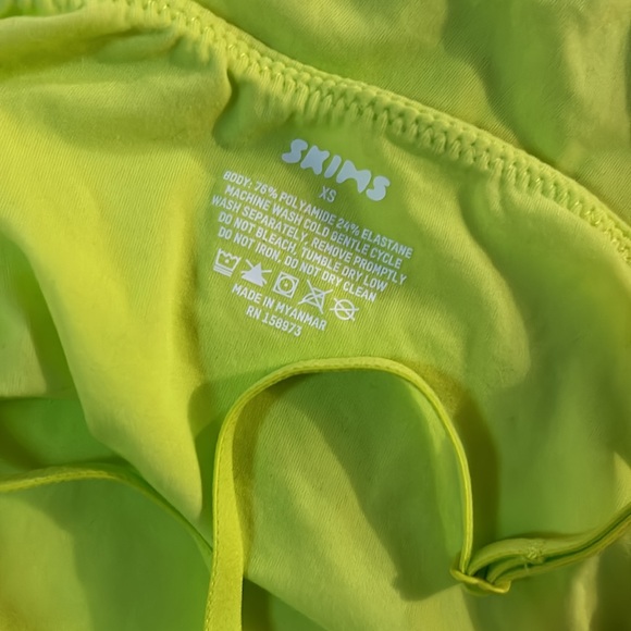 Skims• Tank Bodysuit • • Never Worn • XS• Green • - Picture 3 of 3